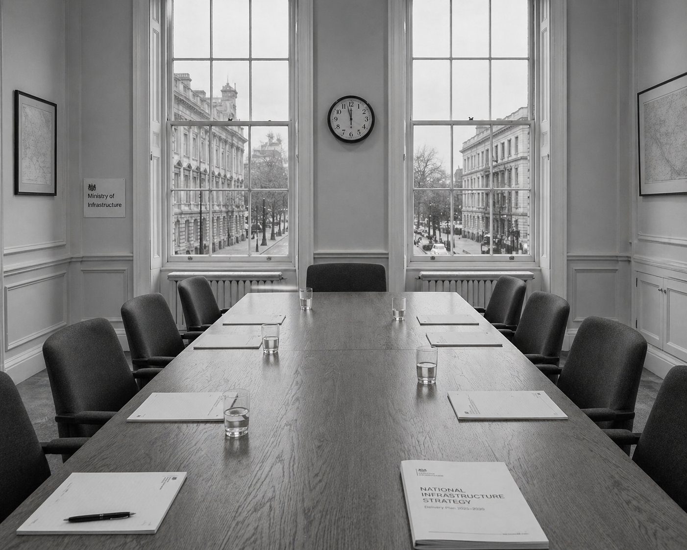 Ministry of Infrastructure boardroom